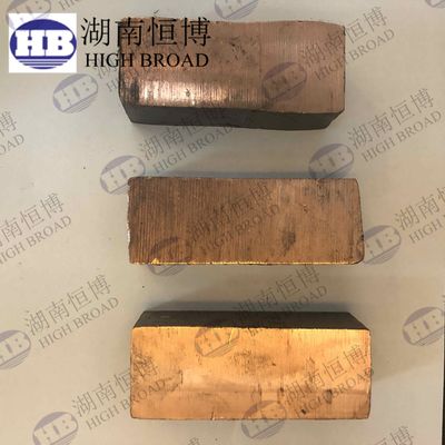 Alliage mère CuCd 10% affinant le grain de cuivre-cadmium avec durcissement par précipitation pour applications laiton