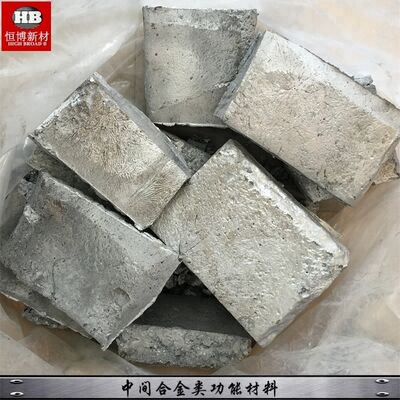 MgSm30 Magnesium Samarium Master Alloy Ingot with 30 Percent Samarium for Permanent Magnet Alloy Development via Vacuum Induction Melting