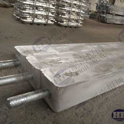 Anode sacrificielle en aluminium Al-Zn-In-Cd à haut rendement pour la prévention de la corrosion dans les coques des navires