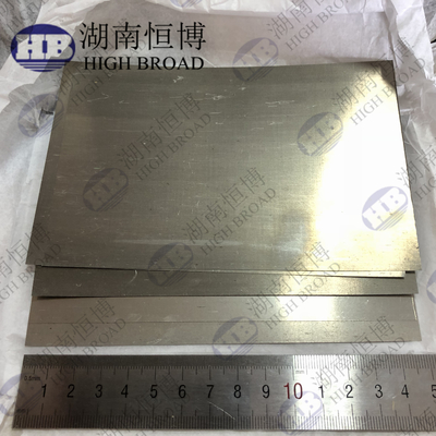 Taille de feuille d'alliage de magnésium de feuille métallique de magnésium 0,1 x 100 x 150 millimètres/PC