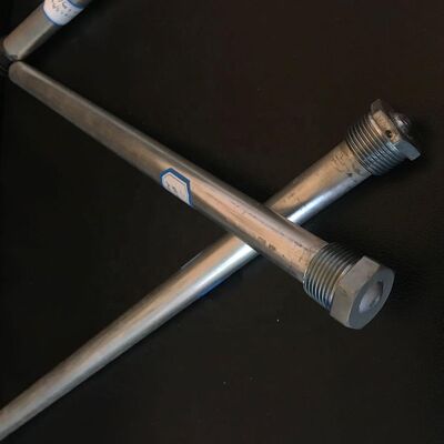 35 mm alliage de magnésium à haute résistance à l'usure Hex Anode Rod M27 Thread 1200 mm Marine Grade pour le condensateur marin