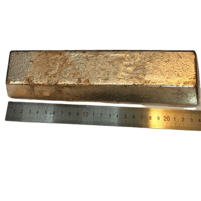 CuCd10 Alliage principal de cuivre cadmium avec une teneur en cadmium de 9,0-11,0% pour le raffinage de grains d'aluminium de haute pureté