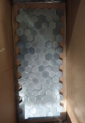 Pressureless Sintered Silicon Carbide Hexagonal SW40mm 8mm Thickness Ballistic Armor Plate
