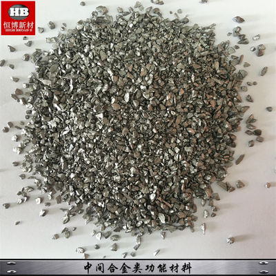 Granulés d'alliage maître aluminium-niobium, forme Nb 60% 70% Al équilibre pour le raffinage de grain