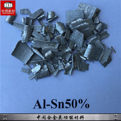 Puces d'alliage maître aluminium-étain AlSn50% pour le raffinage du grain et l'amélioration des propriétés des alliages d'aluminium