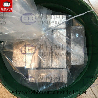 MgDy30 Magnesium Dysprosium Master Alloy Waffle Plate with 30 Percent Dy for Advanced Thermal Management via Vacuum Induction Melting