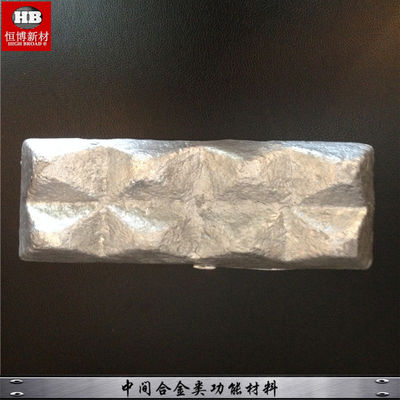 Alliage principal d'aluminium de haute pureté AlSb 10% d'antimonyme pour le raffinage des grains
