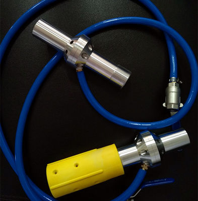 Assemblage de pistolet à sablage avec noyau de buse B4C remplaçable avec dureté HRA 93+ et prise ergonomique