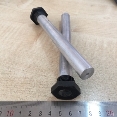 RoHS AZ31B Bande d'anode au magnésium extrudée / coulée avec prise en acier pour la plomberie, le chauffage, le refroidissement et les drains