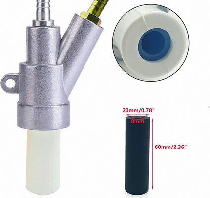Assemblage de pistolet à sablage avec noyau de buse B4C remplaçable avec dureté HRA 93+ et prise ergonomique