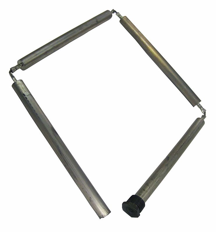 19 mm alliage d'aluminium Compact anode Rod 3/4 NPT 450 mm Conception rentable pour le condensateur compact