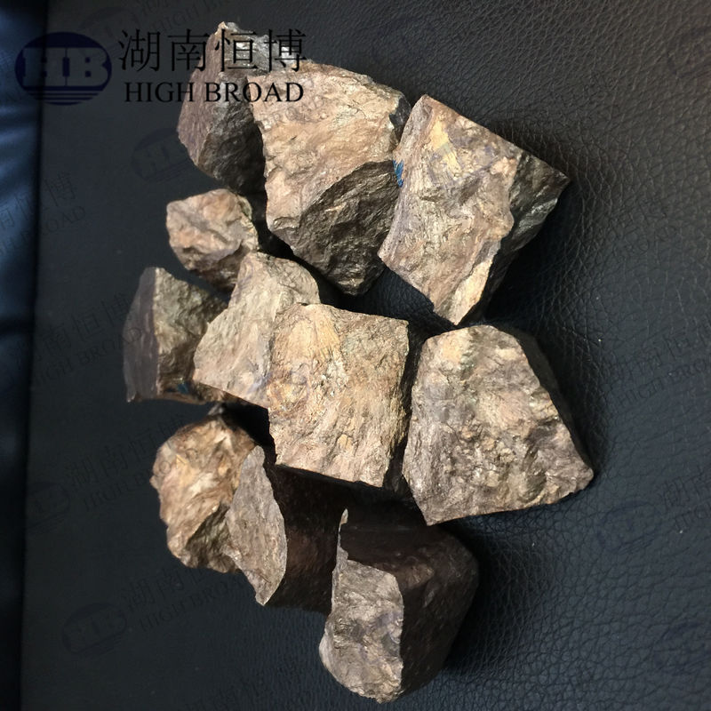 Alliage maître de cuivre-manganèse CuMn15 avec 14,0-16,0 % de manganèse pour le raffinage de grain d'aluminium de haute pureté