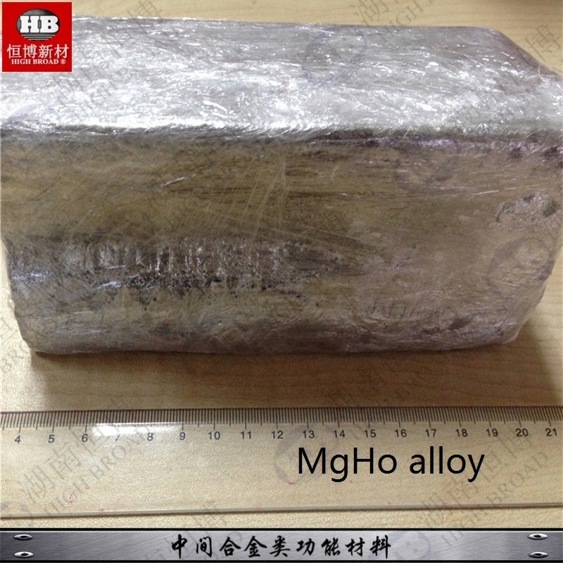 Mg10% Mg20% L'alliage principal de magnésium L'alliage de magnésium des terres rares ingot pour la fusion des alliages MgRE ingot