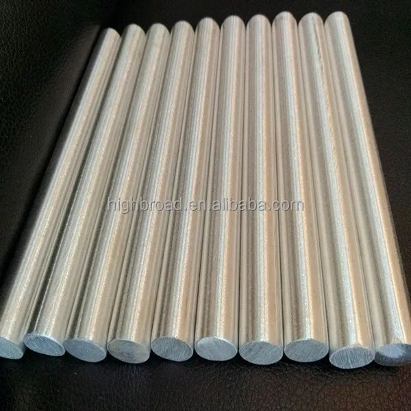 Barre Ronde Pleine en Alliage de Magnésium HB-RB-20 AZ61A Diamètre 20mm pour Support de Siège de Rail