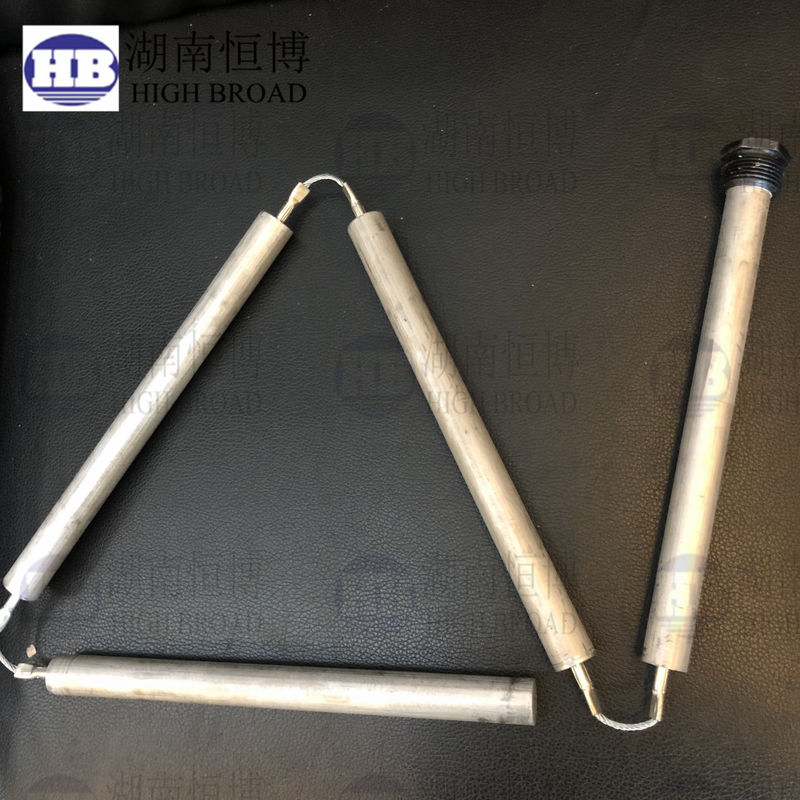 Pack jumeau 3/4 pouces NPT Magnésium chauffe-eau anode 38 pouces double remplacement ensemble avec ruban adhésif