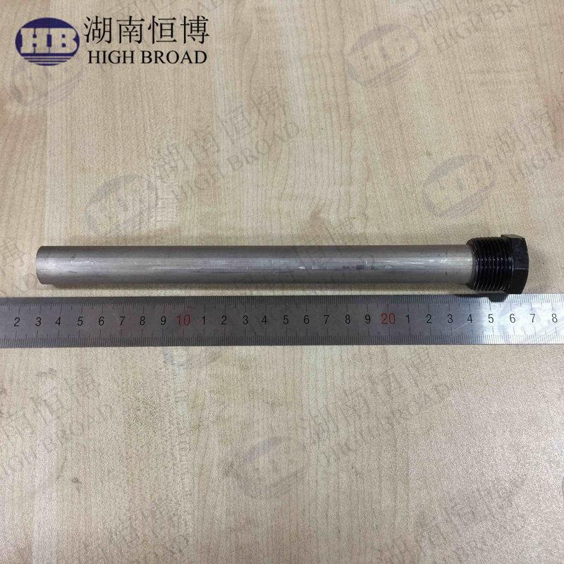 16 mm de diamètre chauffe-eau solaire barres d'anode pour les réservoirs en acier haute résistance à la traction