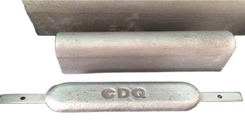 Anode sacrificielle facile à installer pour une protection durable ASTM / ISO Standard AZ / HP Contenu en alliage