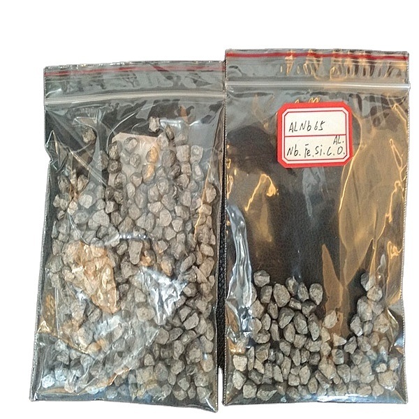 Granules et lingots certifiés ISO9001:2008 en alliage d'aluminium et de niobium pour les applications aérospatiales et médicales