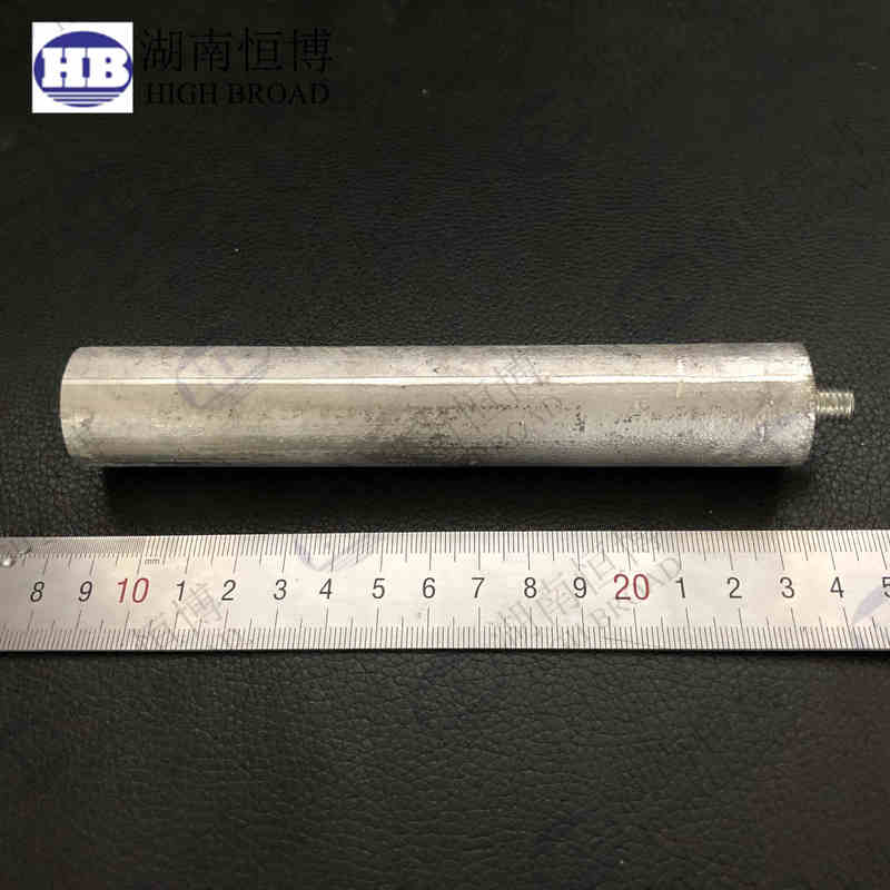 Industrie 1 pouce NPT à charge lourde Magnésium Anode Rod 40 pouces pour la protection cathodique du réservoir de grande chaudière commerciale