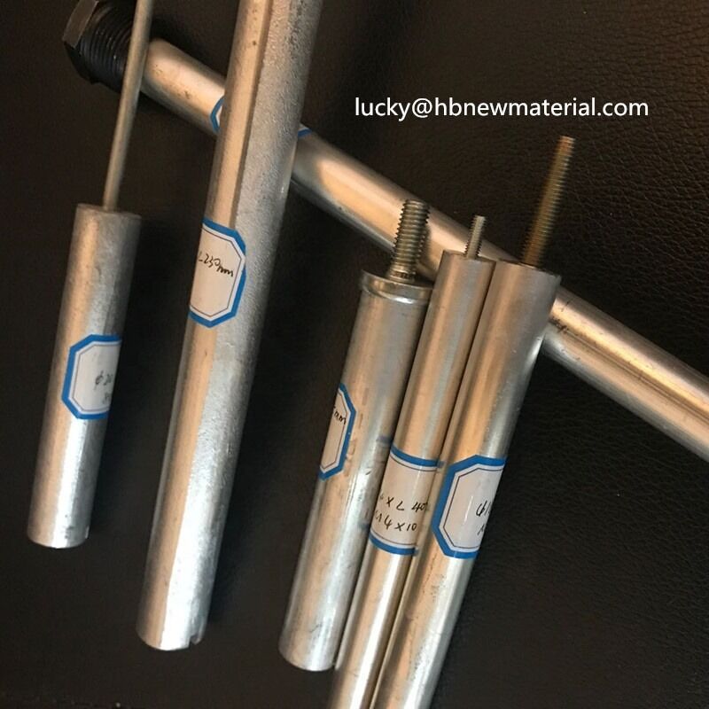 Tiges d'anode personnalisées pour chauffe-eau solaires pour réservoirs en acier offrant une résistance à l'allongement élevée et une protection contre la corrosion pour optimiser la longévité du réservoir