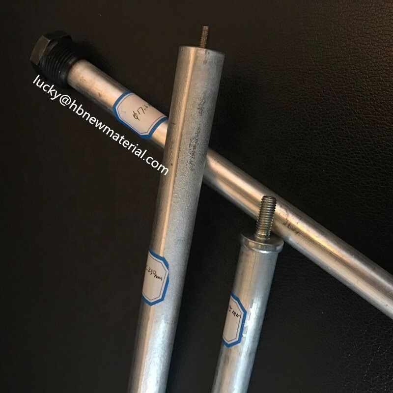 Longueur 100 200 500 mm ou tiges d'anode en magnésium personnalisées, avec une bonne formabilité et une excellente résistance à la corrosion