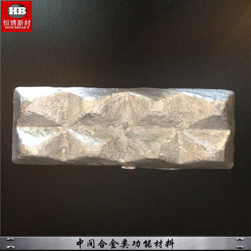 Alliage principal d'aluminium de haute pureté AlSb 10% d'antimonyme pour le raffinage des grains